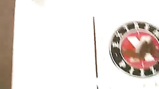 Ramona shitting on pizza box