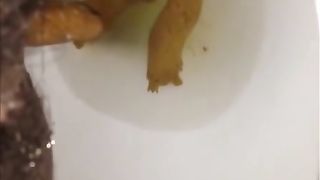 HEavy turds in the toilet