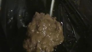 Slut covered in shit