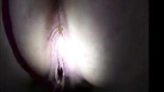 BBW girl forgot to wipe her ass and pussy