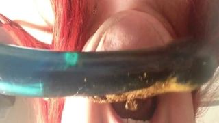 Lick that shitty dildo