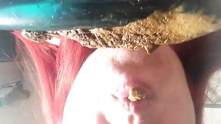 Lick that shitty dildo