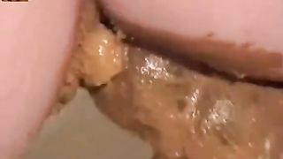 Hard anal masturbation
