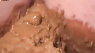 Hard anal masturbation