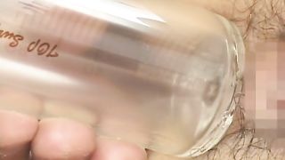 Shit in the plastic bowl