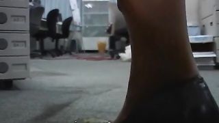 Wet shit in pantyhose