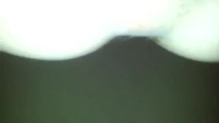 Blonde girl eats shit