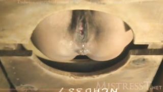 Shit on a homemade toilet