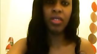 Ebony princess on webcam