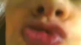 Carla having fun on webcam