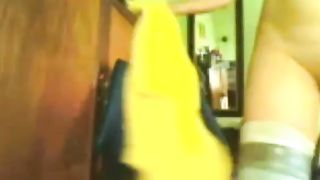 Carla having fun on webcam