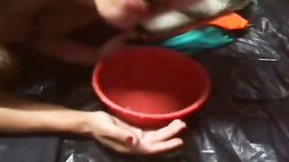 Compilation of sexy girls pooping on webcam