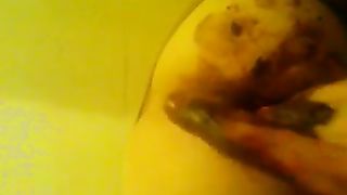 Sexy girl fingering her ass