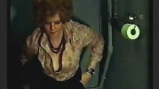 Vintage video of a girl pooping