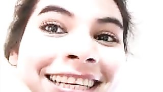 Yellow creamy shit from her ass