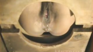 Beautiful girl pooping