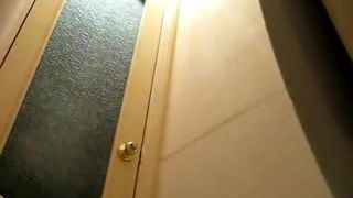 Hidden camera in stepsisters bathroom