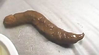 Hard turd from Asian girl