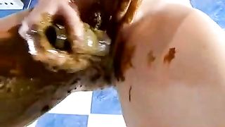 Fisting a shitty pussy