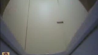 Pooping in a public bathroom