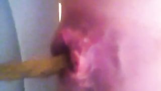 Yellow shit in close up