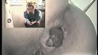 Huge turd from tight ass