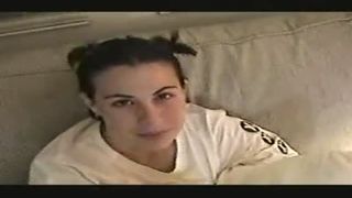 Shit on a homemade toilet