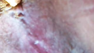 Pussy and ass in close up