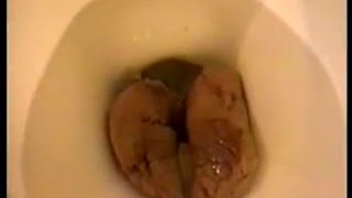 Huge turd from tight ass
