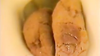 Huge turd from tight ass