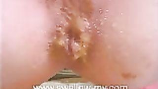 Lucy tried to swallow