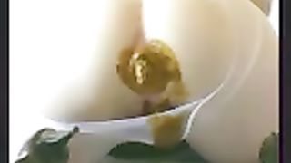 Lucy pooping in her tights