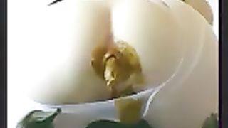 Lucy pooping in her tights