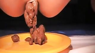 Constipated girl