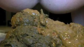 Creamy poop