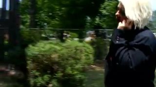 MILF pooping in her panties